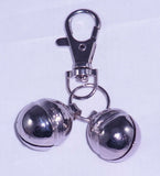 SIZE 11 Lahore Bells for Dogs with Lobster Clasp & split ring &  ID Barrel