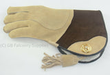 Falconry Suede Double skinned glove fur lined.LADIES SIZES  Small, medium, large