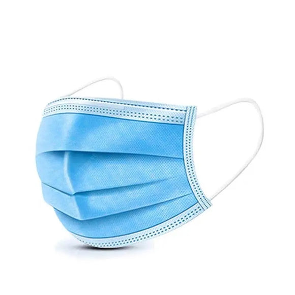 Disposable Face Masks 3 Ply  (ideal for use while cleaning the  Aviary pack of 5