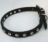 Cat Collar Diamante /Rhinestone Studded  Fits Neck size up to 27cm