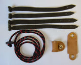 Falconry Aylmeri anklet, jesses and Leash combination set