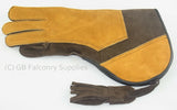 Suede Leather Falconry Glove  Large Double skin Velvet