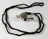 Chromed sports whistle with Lanyard. Falconry, Hiking,Survival, Dog training