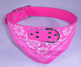 Dog Collar with Neckerchief Scarf Bandana . XXL  47-55cm