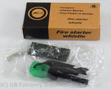 Survival Kit, Firestarter, Multi tool including can opener, and survival whistle