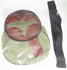 falconry bag and shoulder strap, olive green cordura