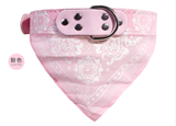 Dog Collar with Neckerchief Scarf Bandana . XXL  47-55cm