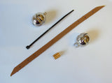 Falconry Bells Jewelled Lahore type complete fixing set