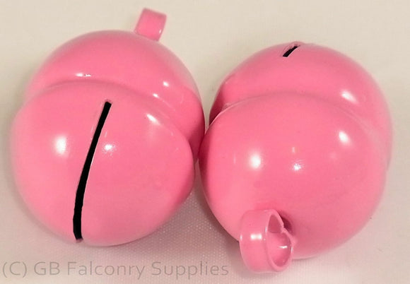 Falconry Bells in pink or blue...great for dogs and cats too (pair)