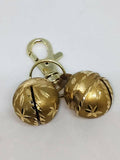 Bells for Dogs & Cats Lahore Diamond Cut Brass, inc Lobster Clasp & ring UK Sell