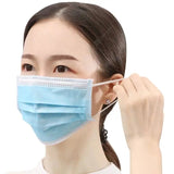 Disposable Face Masks 3 Ply  (ideal for use while cleaning the  Aviary pack of 5