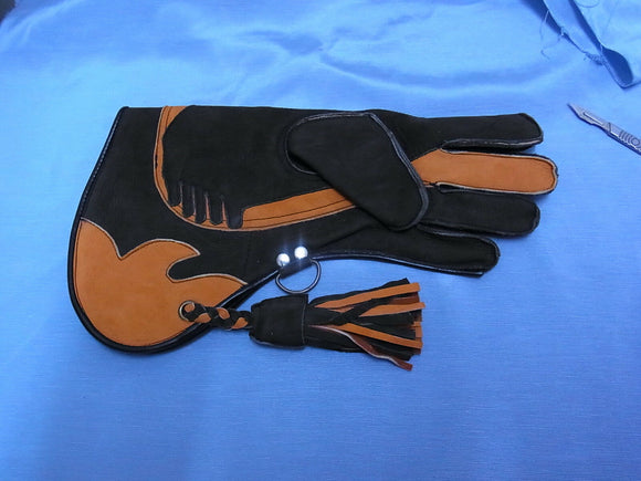 Triple Skinned Falconry glove (Premier range) Large size