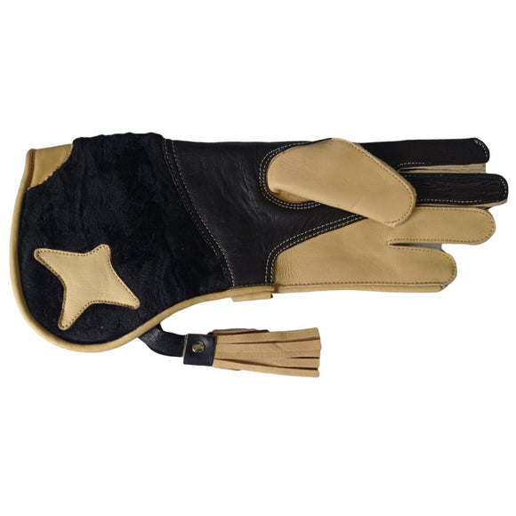 Graded CHILDRENS FALCONRY GLOVE, LONG CUFF Age 7 to 10 years