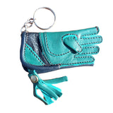 Falconry glove keyring, leather, great detail, NEW 2022 Designs