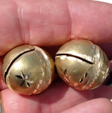 Graded jewel cut frosted brass finsh Lahore type bells