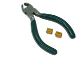 Falconry tail mount Pliers for crimping Telemetry & bell mounts To Deck Feathers