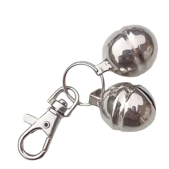 Tough Bells for Dogs, pair with clasp and ring